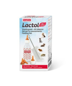 LACTOL KIT: BIBERON+6 TETINAS+LIMPIADOR