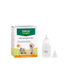 MILKCAN LECHE EN POLVO PARA PERRO/GATO400G+BIBERON