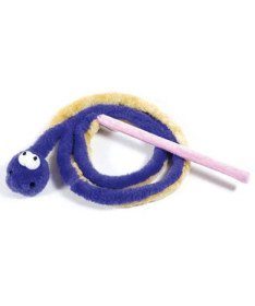 JUGUETE DE GATO SERPIENTE PELUCHE C/VARA 137CM 4UD