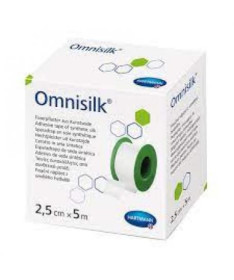 OMNISILK ESPARADRAPO SEDA 5CMX5M 1UD