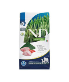 N&D SPIRULINA DOG MEDIUM/MAXI CORDERO 2KG