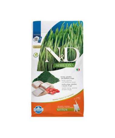 N&D SPIRULINA KITTEN ARENQUE 1