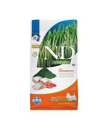 N&D SPIRULINA DOG MINI ARENQUE 2KG