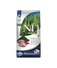 N&D SPIRULINA DOG MEDIUM/MAXI CORDERO 7KG