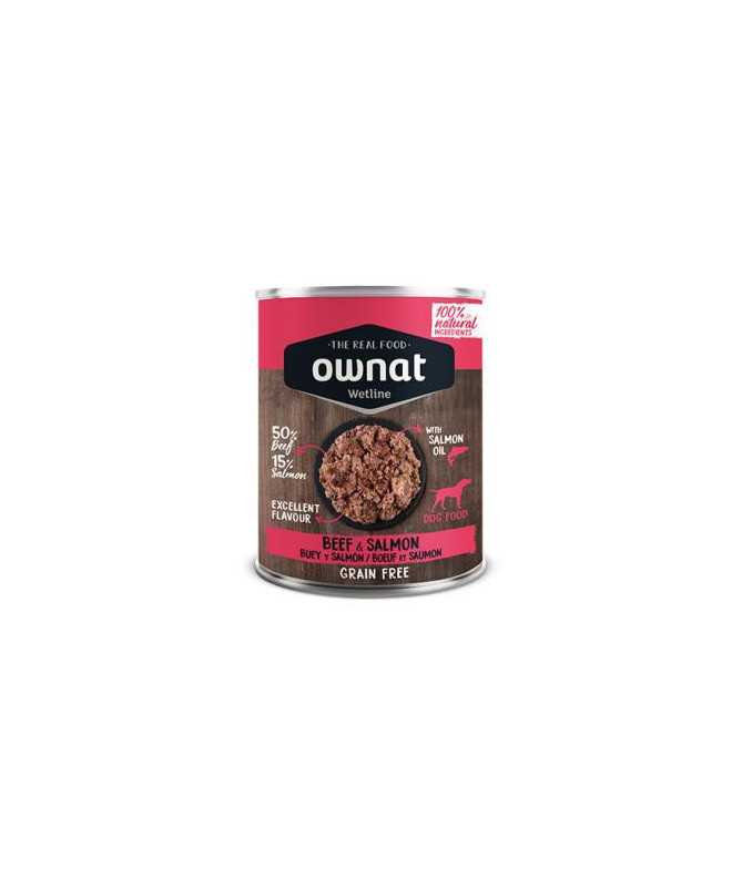 OWNAT PERRO WETLINE BEEF & SALMON 12 X 395G