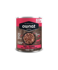 OWNAT PERRO WETLINE BEEF & SALMON 12 X 395G