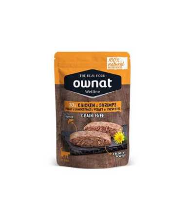 OWNAT GATO WETLINE CHICKEN&SHRIMPS 12X85G