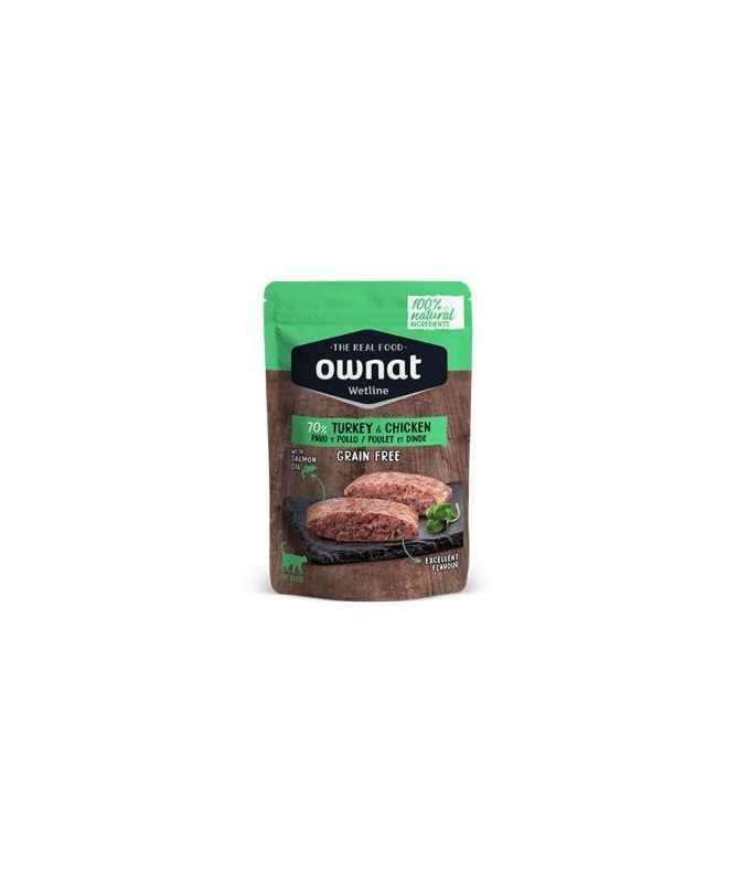 OWNAT GATO WETLINE TURKEY&CHICKEN 12X85G
