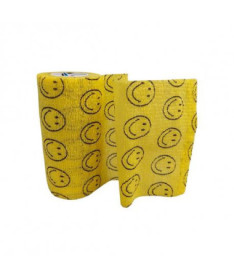 VENDA COHESIVA FANCY SMILEY NOCHEW 10CMX4