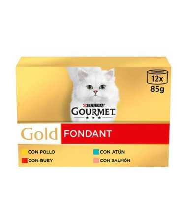 GOURMET GOLD FONDANT PACK 8 (12X85G)