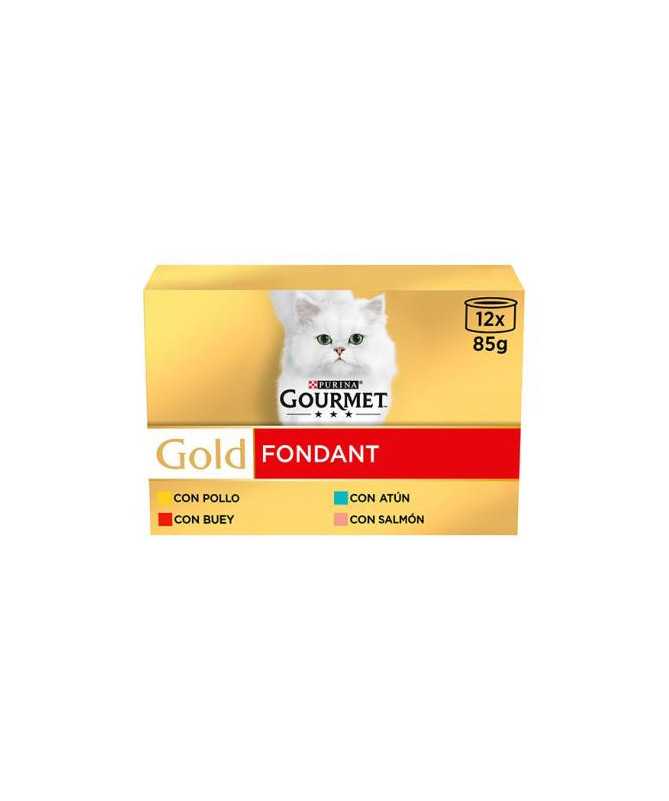 GOURMET GOLD FONDANT PACK 8 (12X85G)