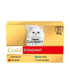 GOURMET GOLD FONDANT PACK 8 (12X85G)