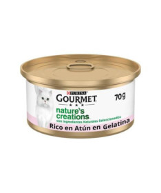 GOURMET NATURES CREATION ATUN Y GAMBA 24X70G