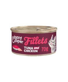 EC FELINE FILETES ATUN Y POLLO LATA 24X70G