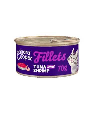 EC FELINE FILETES ATUN Y GAMBAS LATA 24X70G