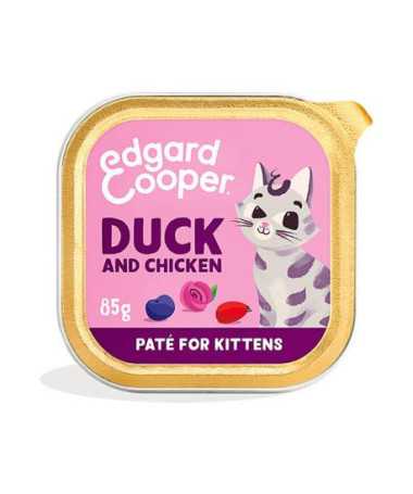EC FELINE KITTEN PATE POLLO Y PATO TARRINA 16X85G