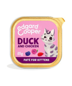 EC FELINE KITTEN PATE POLLO Y PATO TARRINA 16X85G