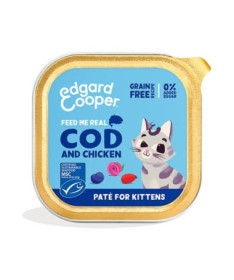 EC FELINE KITTEN PATE BACALAO POLLO TARRINA 16X85G