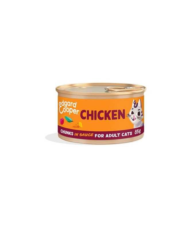 EC FELINE ADULT TROCITOS POLLO CORRAL LATA 18X85G