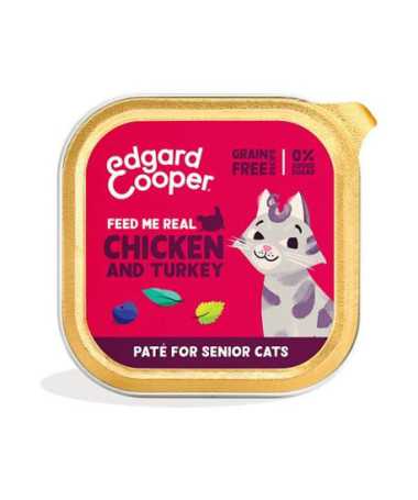 EC FELINE SENIOR PATE POLLO Y PAVO TARRINA 16X85G