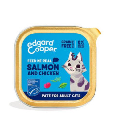 EC FELINE ADULT PATE SALMON Y POLLO TARRINA 16X85G