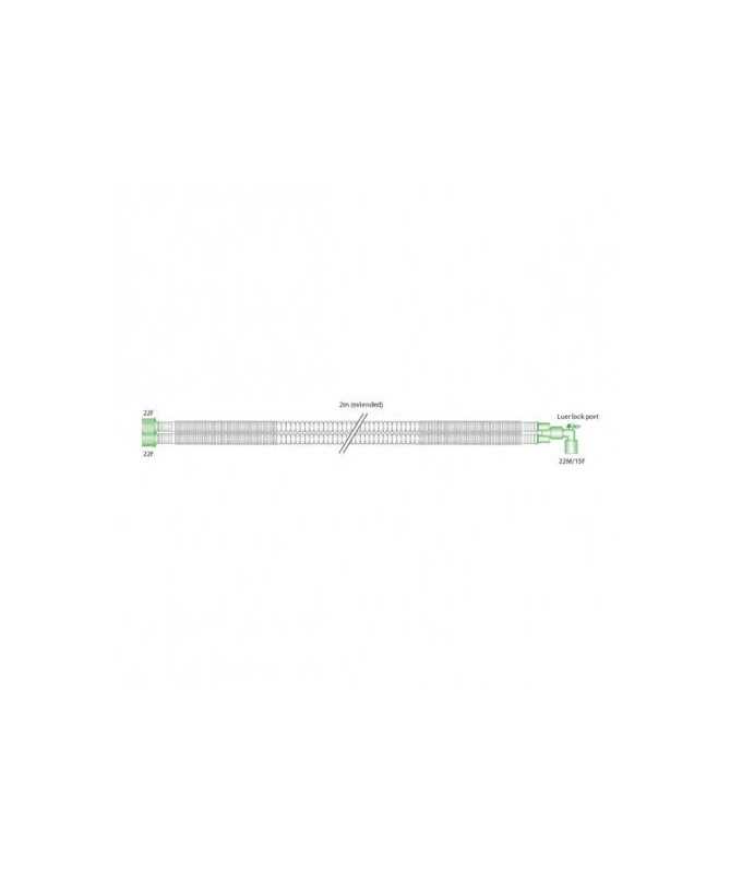 CIRCUITO RESPIRATORIO COMPACT 15MM / 2M 1UD