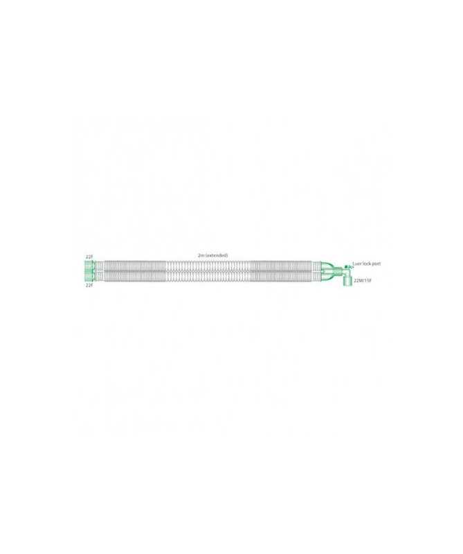 CIRCUITO RESPIRATORIO COMPACT 22MM / 2M 1UD