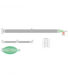 CIRCUITO RESPIRATORIO FLEXTUBE 22MM/ 2L /1