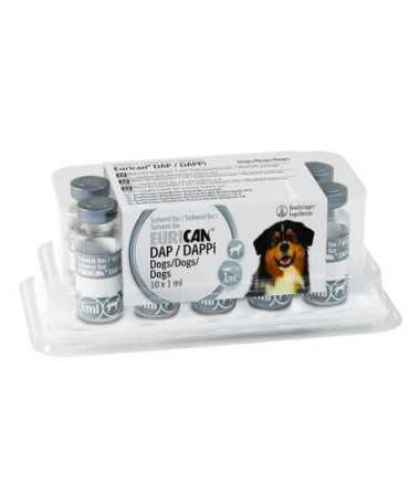 EURICAN SOLVENTE DAP/DAPPi INY 10X1 ML 10 DS PERRO