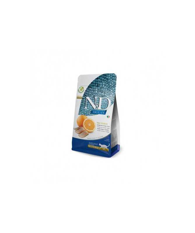 N&D OCEAN CAT NEUTERED ARENQUE 5KG