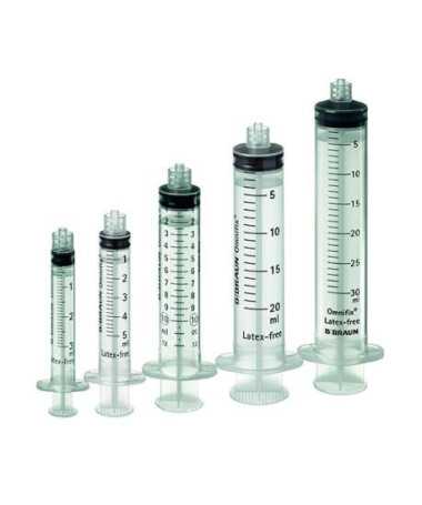 JERINGA OMNIFIX 3 CUERPOS 20ML LUERLOCK 100UD