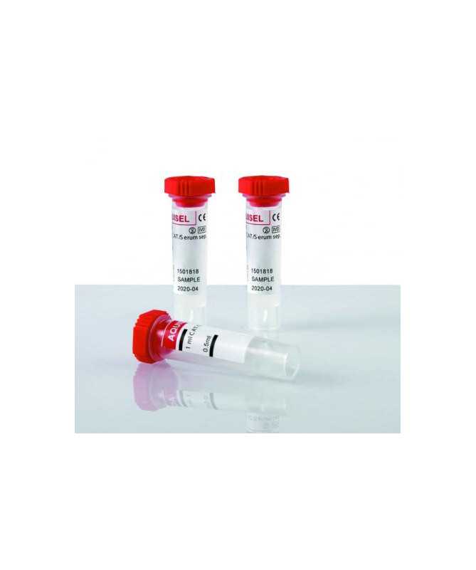 TUBOS AQUISEL C/COAG+GEL ROJO 4ML 13X80MM 100U