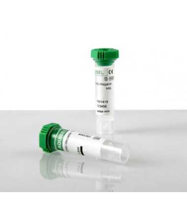 TUBOS AQUISEL HEPARINA LI VERDE 4ML 13X80 100U