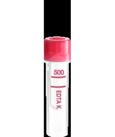 MICROVETTE 500 EDTA ROJO 100UD