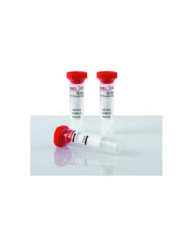 TUBOS AQUISEL C/COAG+GEL ROJO 1