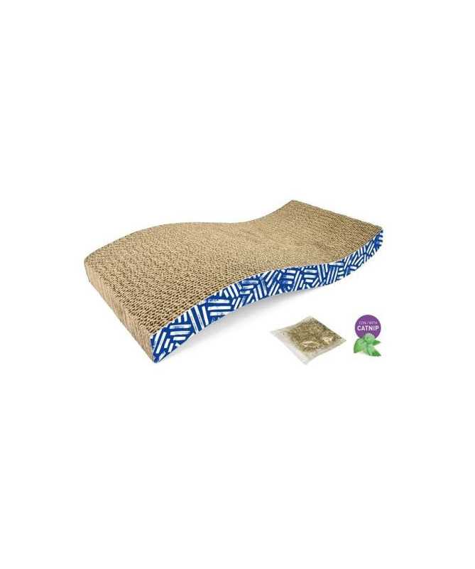 RASCADOR ECOLINE CARTON OLA CON CATNIP 1UD