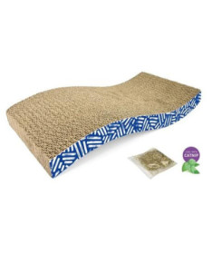 RASCADOR ECOLINE CARTON OLA CON CATNIP 1UD