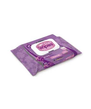 TOALLITAS DE GATO BIO ORGANIC MALVA 40UD