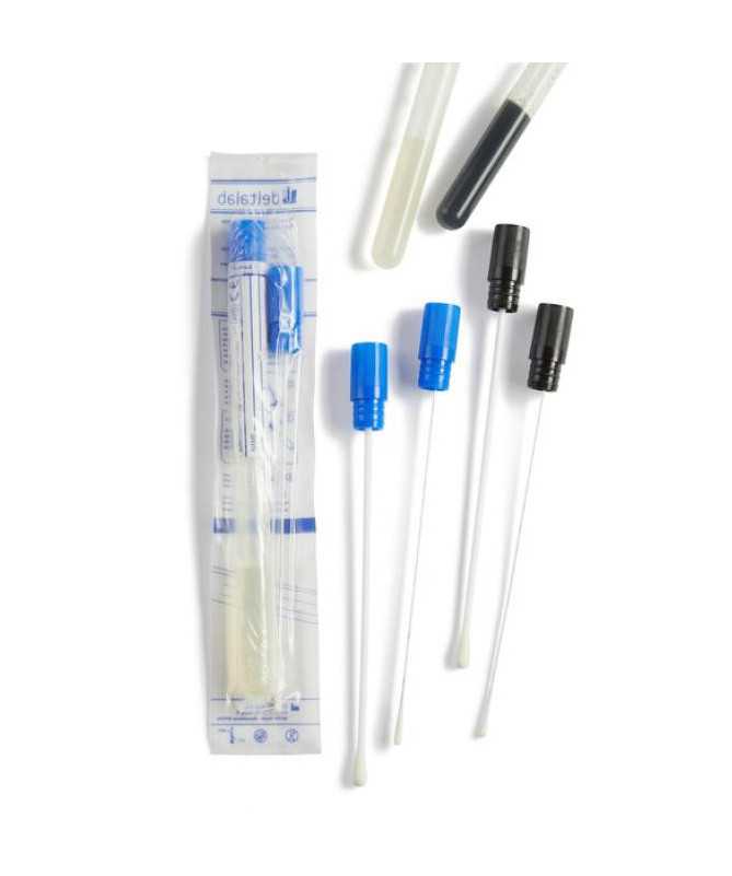 TORUNDA ESTERIL C/MEDIO AMIES ALUMINIO+VISCOSA 1UD