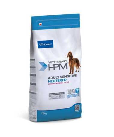 HPM CANINE ADULT SENSITIVE NEUTERED LARGE&MED 12KG
