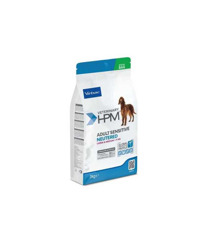 HPM CANINE ADULT SENSITIVE NEUTERED LARGE&MED 3KG