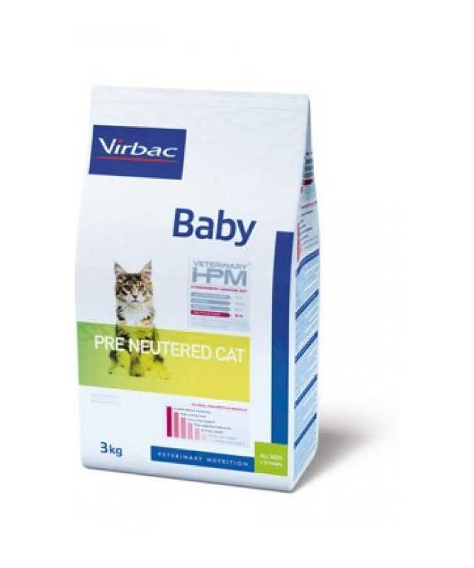 BABY PRE NEUTERED CAT 3 KG HPM