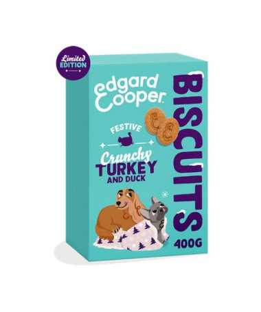 EC CANINE GALLETAS PAVO/PATO NAVIDAD 7X400G