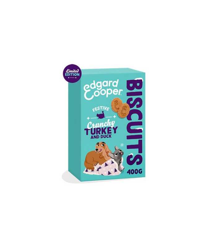 EC CANINE GALLETAS PAVO/PATO NAVIDAD 7X400G