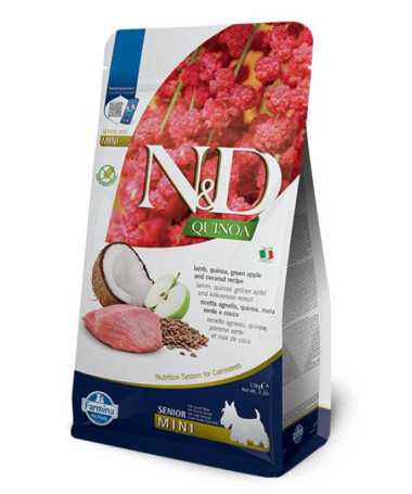 N&D QUINOA DOG SENIOR MINI CORDERO 1