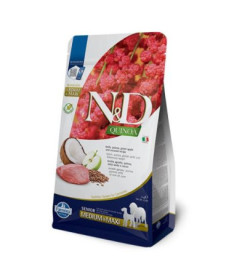 N&D QUINOA DOG SENIOR MEDIUM MAXI CORDERO 7KG