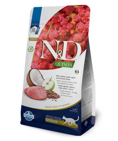 N&D QUINOA CAT SENIOR CORDERO 1