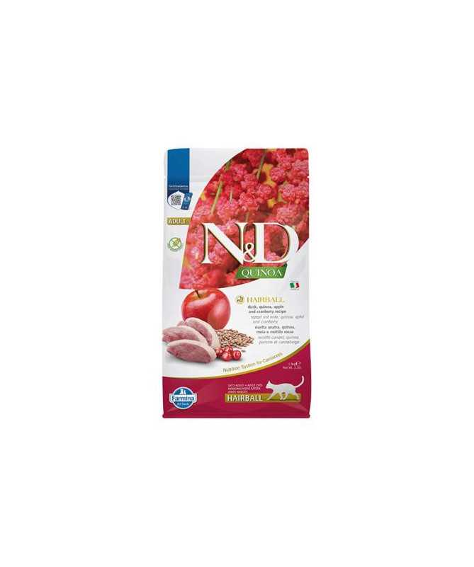 N&D QUINOA CAT HAIRBALL 1