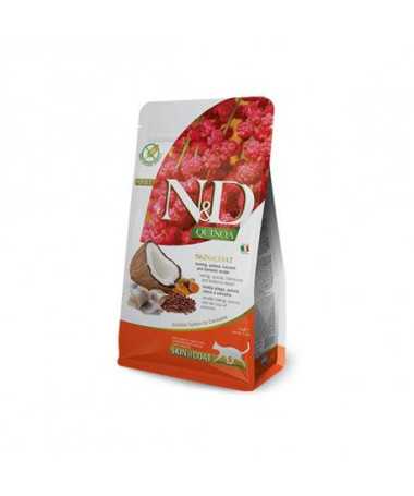 N&D QUINOA CAT SKIN COAT ARENQUE 5KG