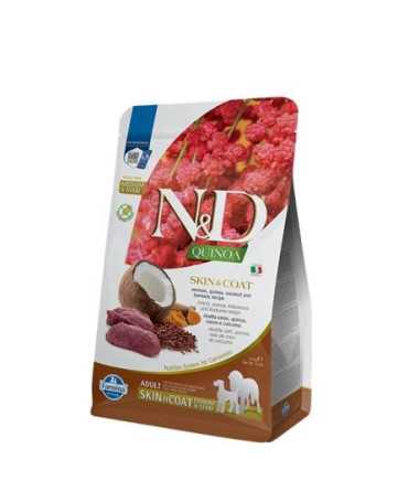 N&D QUINOA DOG SKINCOAT VENADO ADULT MED/MAX 2